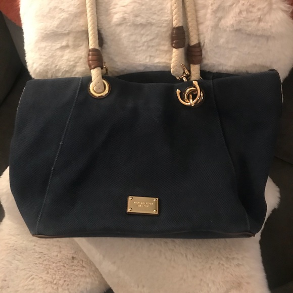 Michael Kors Medium Marina Canvas Tote Bag